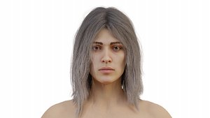 3D model Alice Blender Realistic Female Character