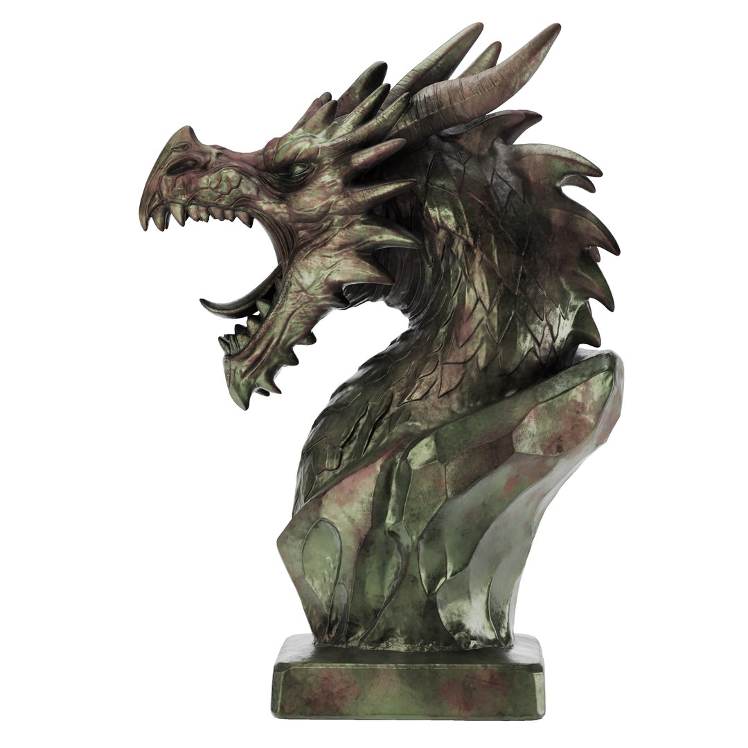 3D Dragon Head Sculpture  Oxidized Bronze model https://p.turbosquid.com/ts-thumb/m0/6qVrFH/0Q/dragonheadsculpturepreview03/jpg/1778199618/1920x1080/fit_q87/a279b22609fd4eab809df54295d399a594540e69/dragonheadsculpturepreview03.jpg