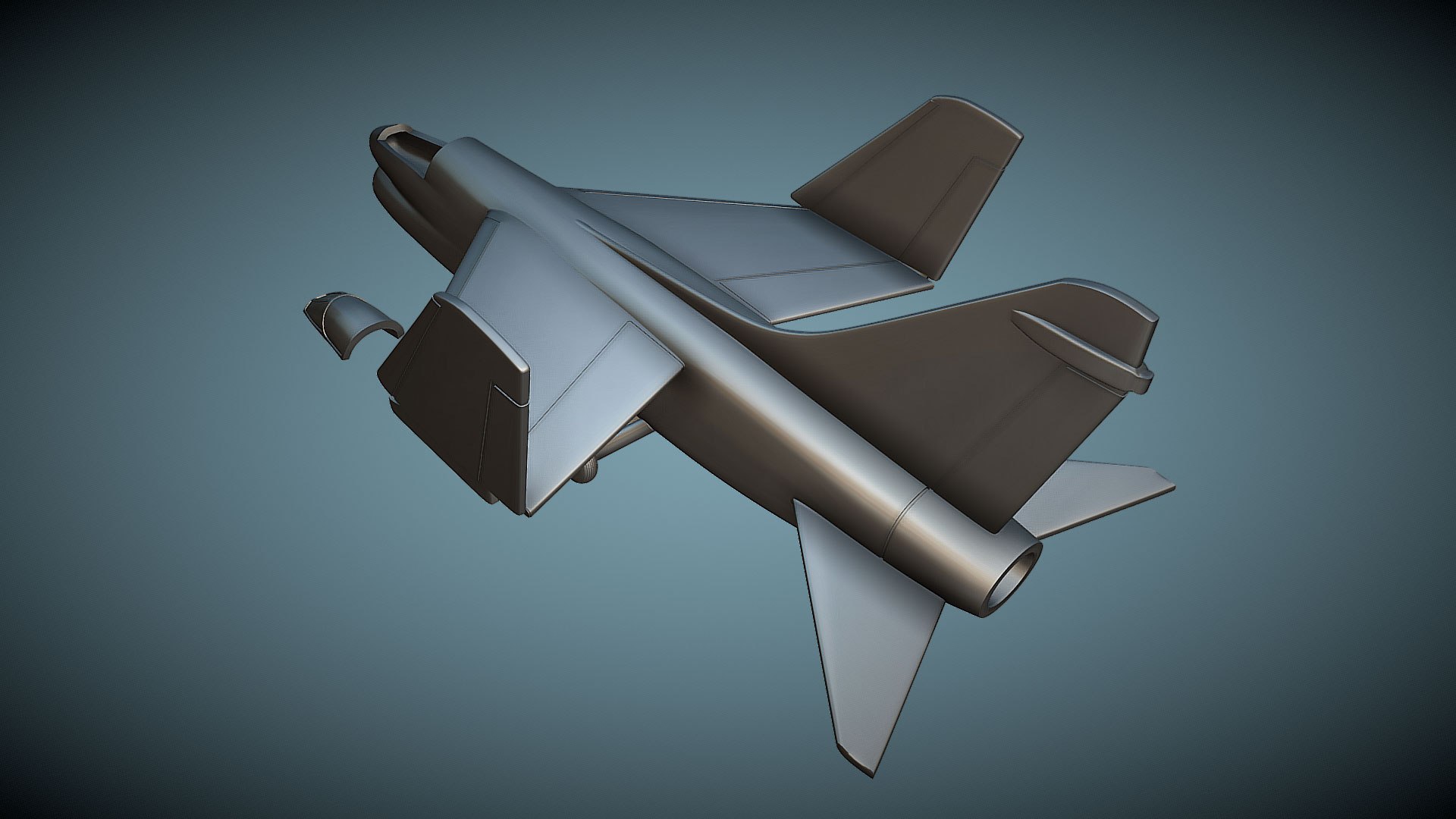 3D Vought LTV A-7E folded wings - 3D Printable Model - TurboSquid 2108787