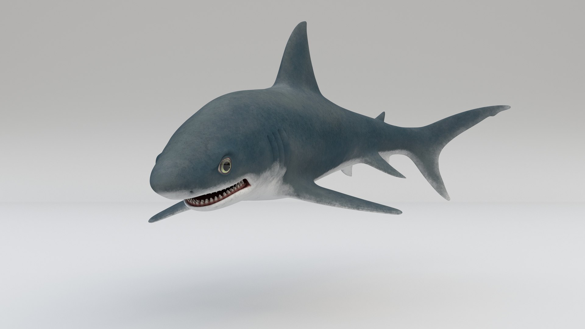 3d Shark Animated - Turbosquid 1986776