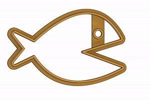 FISH COOKIE CUTTER model