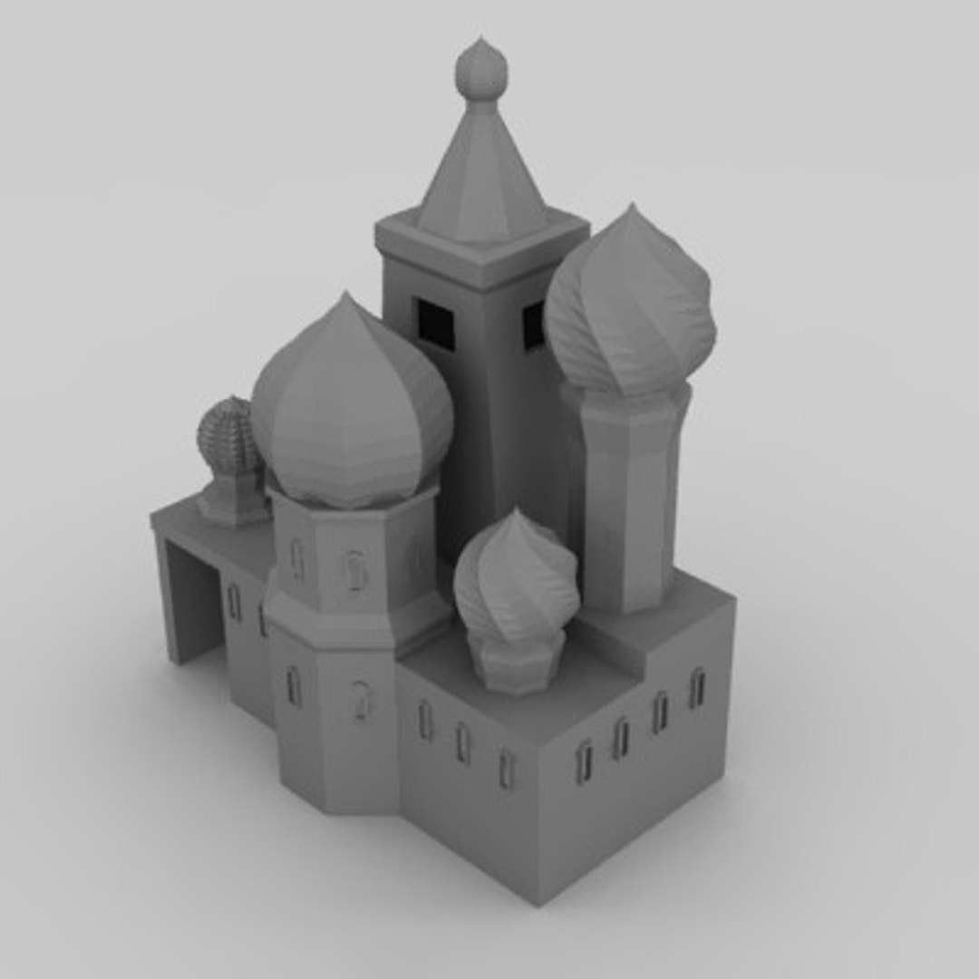 3d Model Russian House
