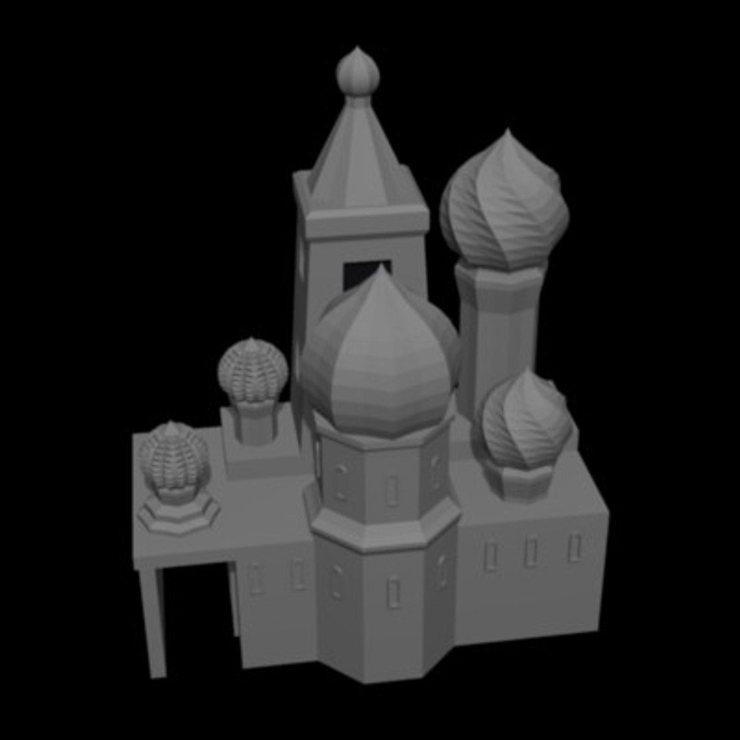 3d Model Russian House