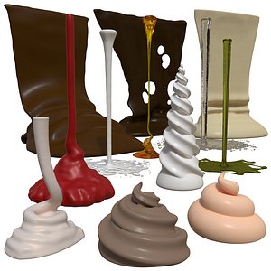 3D model 12 Kitchen Fluids