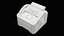 Brother FAX-2840 Laser Fax Machine 3D model