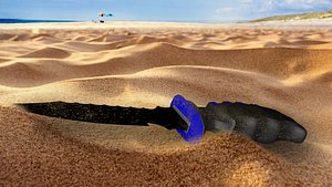 diving knife 3d model