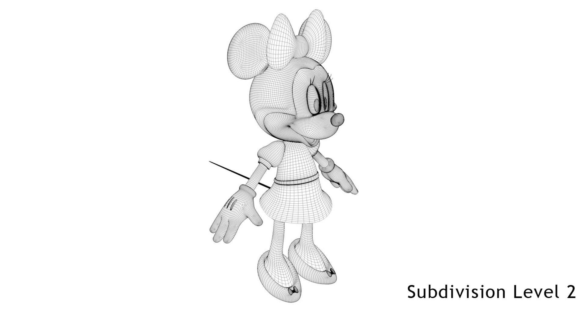 3d Model Minnie Mouse