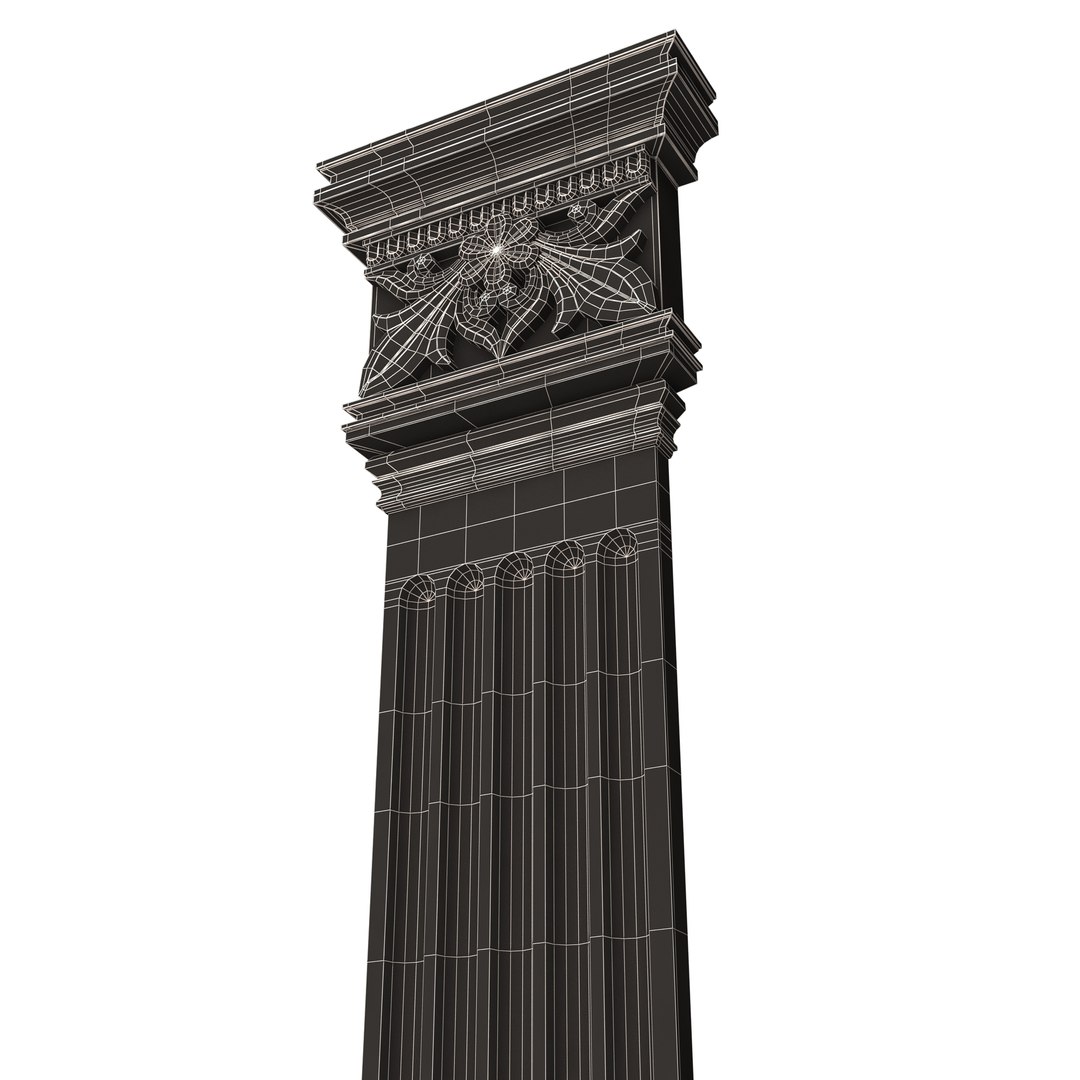 3D Column Capital 1402 - TurboSquid 2325724