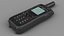 Iridium Extreme Satellite Phone Kit Black 3D model