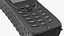 Iridium Extreme Satellite Phone Kit Black 3D model