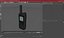 Iridium Extreme Satellite Phone Kit Black 3D model