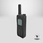 Iridium Extreme Satellite Phone Kit Black 3D model