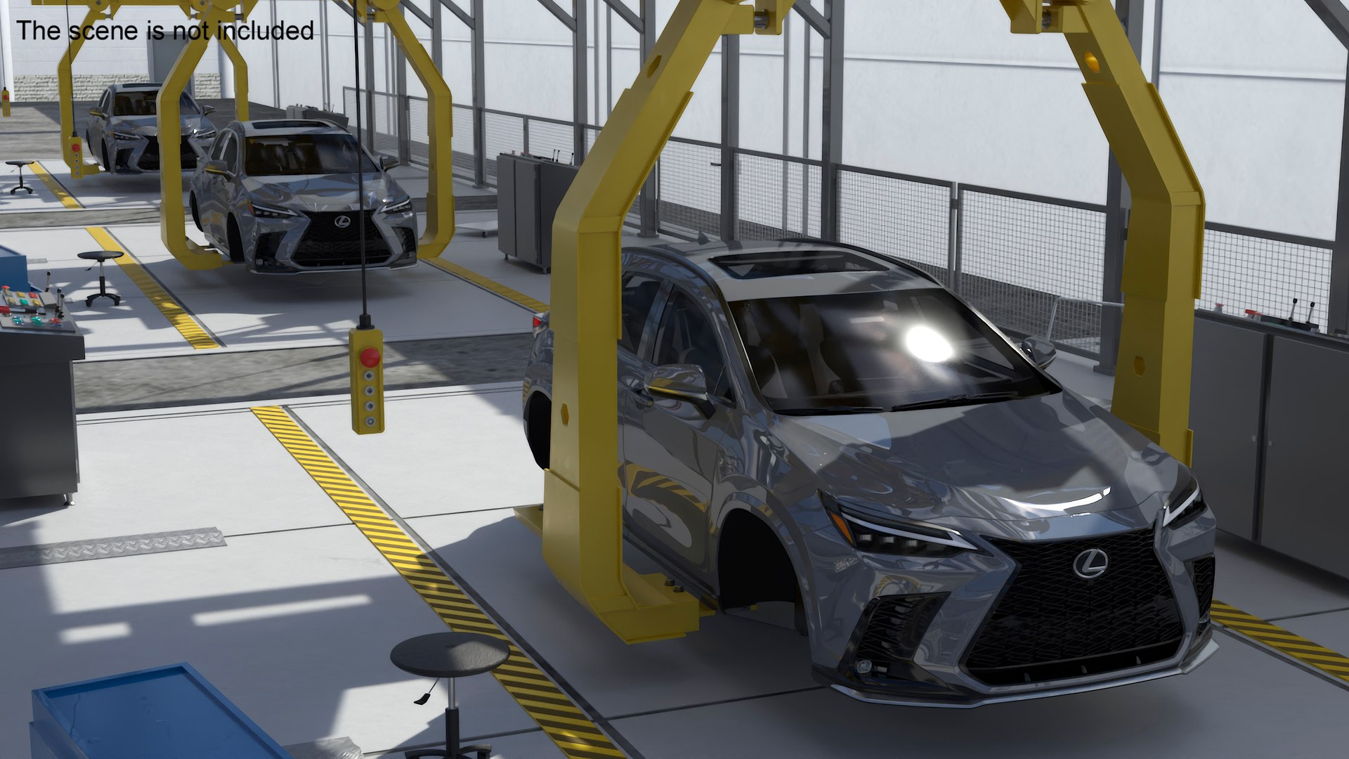Automatic Lexus Body Line 3D Model - TurboSquid 2322230