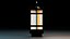 Modern Wall Mounted Lantern Light 3D model
