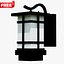 Modern Wall Mounted Lantern Light 3D model
