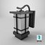 Modern Wall Mounted Lantern Light 3D model