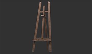 easel realistic luxury 3D model