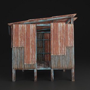 SLUM HOUSE REALISTIC OLD