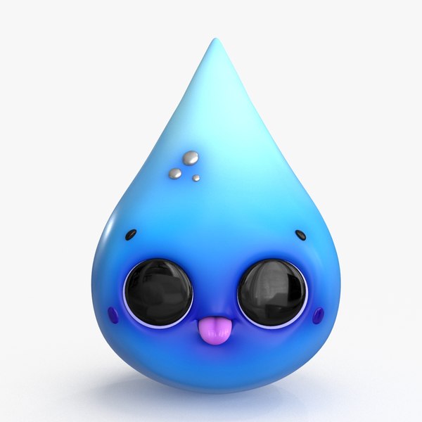 Kawaii Water Drop model