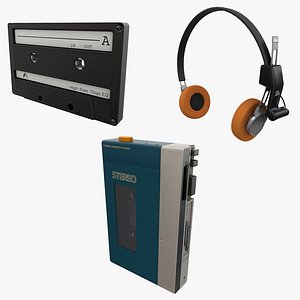 Collection Sony Walkman 3D model