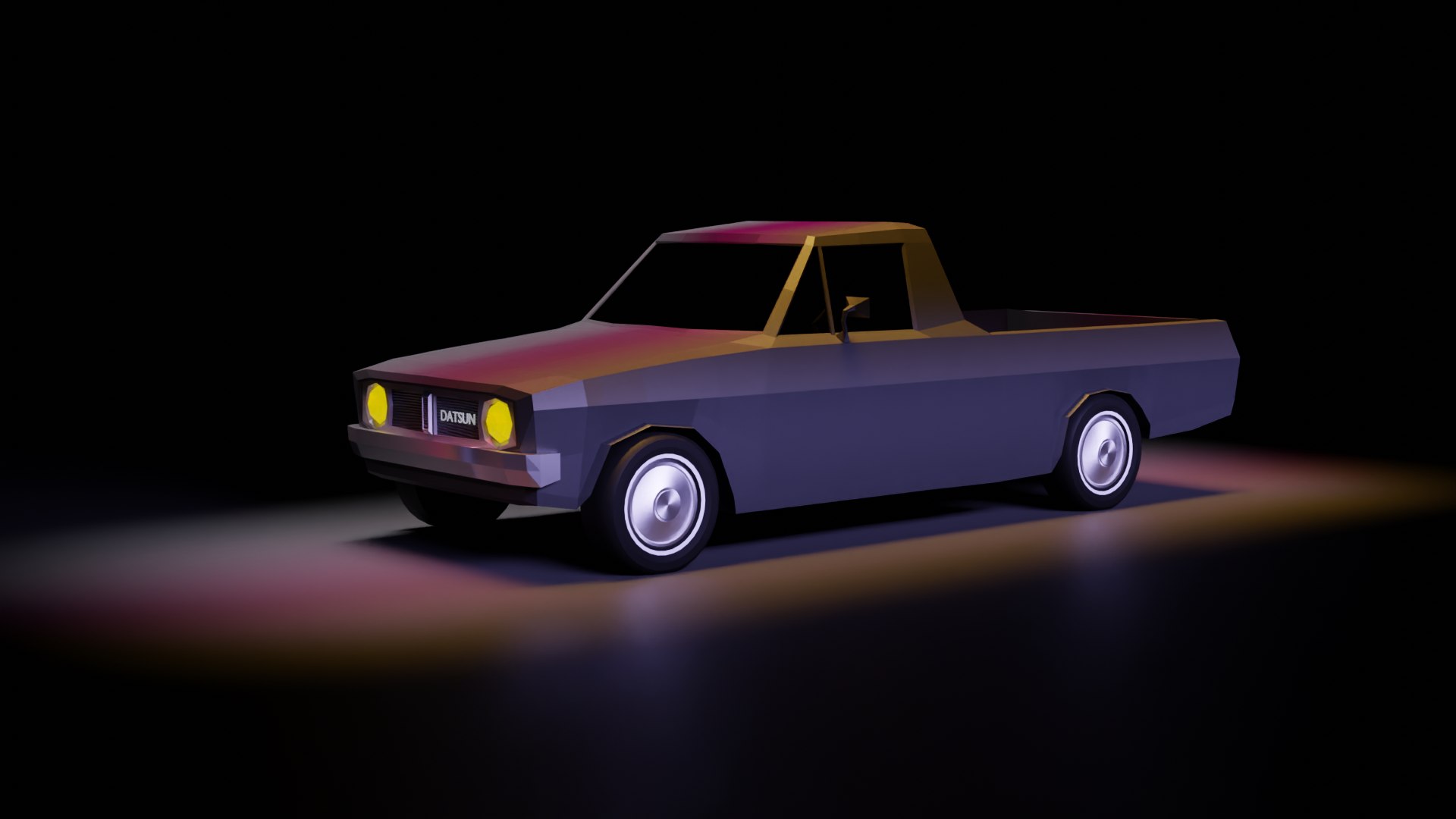 3D Datsun 1200 LowPoly Model - TurboSquid 1993024