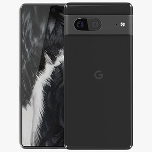 3D Google Pixel 7 Obsidian