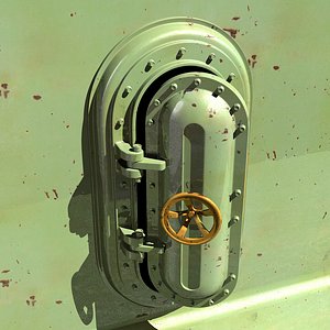 obj marine steel door