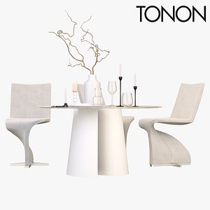3D chair table