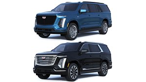 3D Cadillac Escalade luxury  Escalade ESV sport
