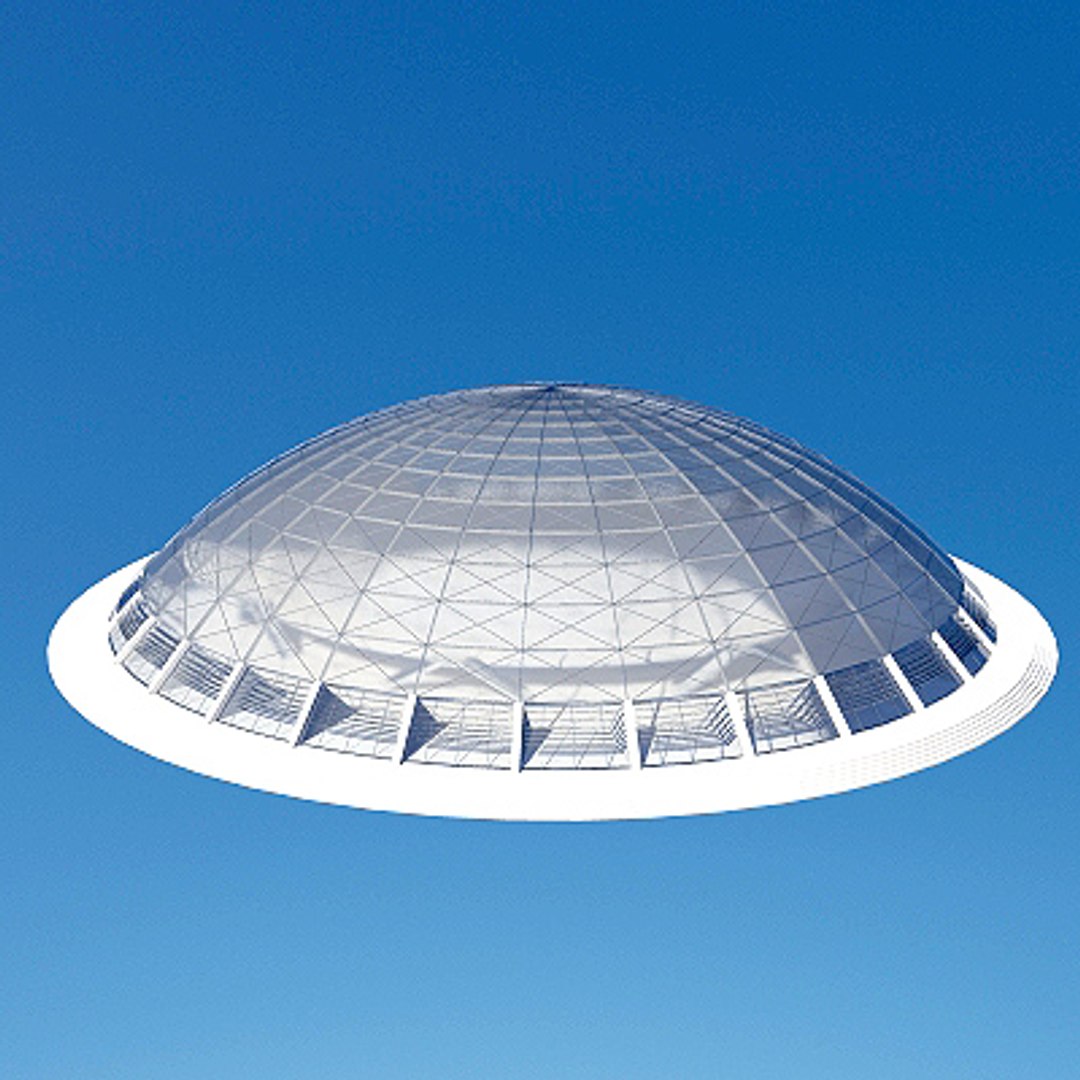 Multipurpose Hall Dome Cupola 3ds