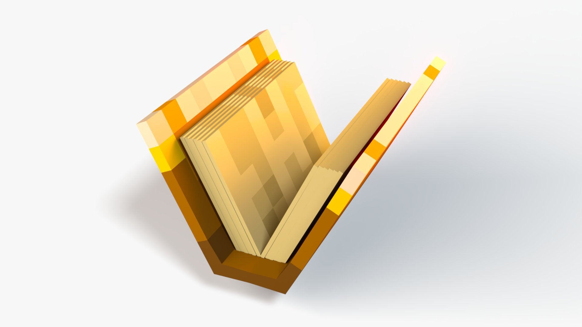 3D Minecraft Book Rig Model - TurboSquid 2511955