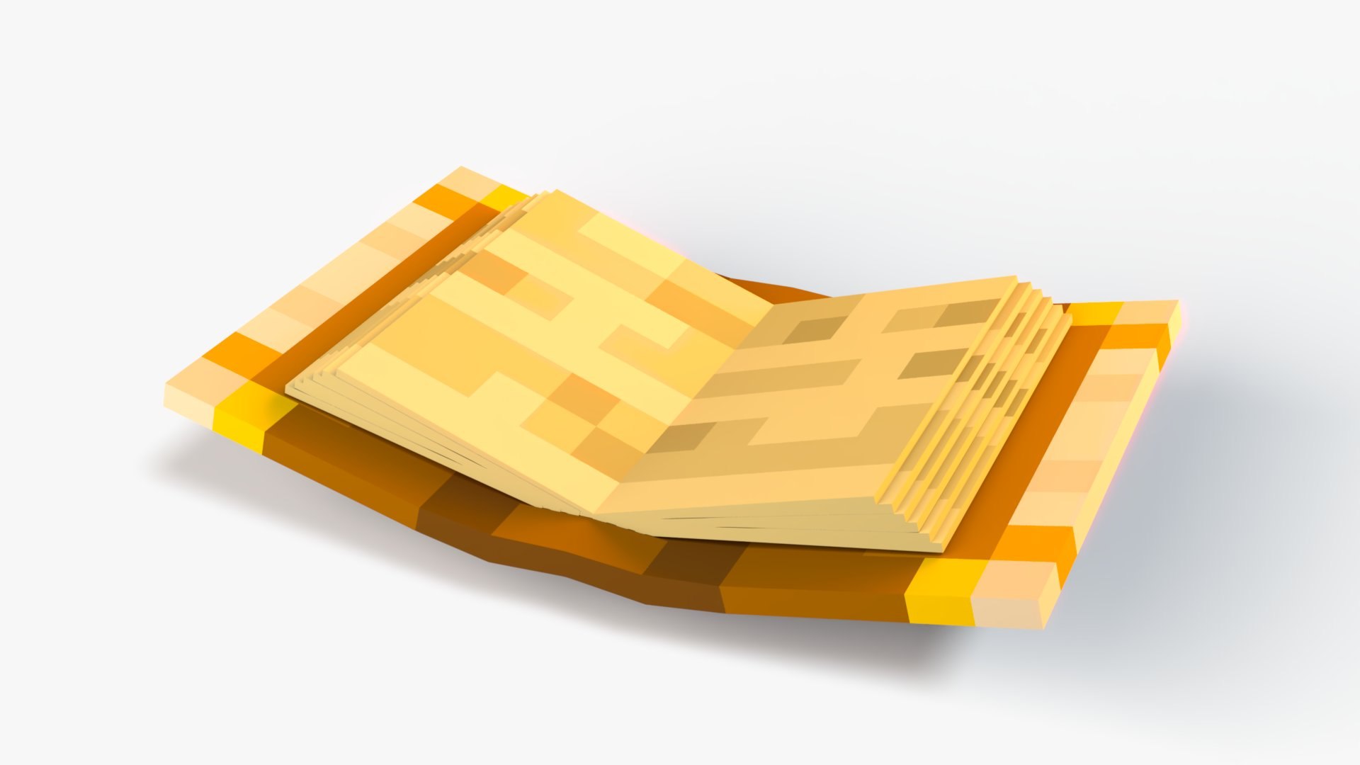 3D Minecraft Book Rig Model - TurboSquid 2511955
