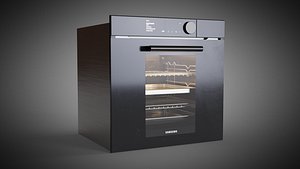 3D model Infinite Dual Cook Steam Built-in Oven by Samsung