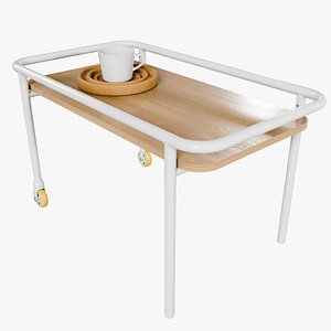 IKEA Brannboll Side table on castors 3D