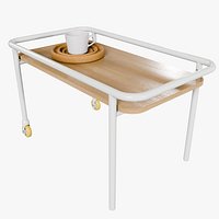 IKEA Brannboll Side table on castors