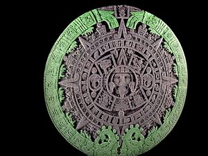 sun calendar aztecas 3d model