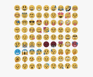 3D emoji emoticon megapack 81
