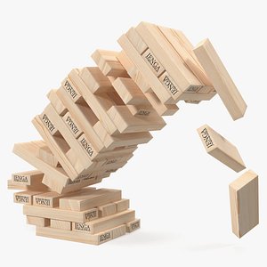 Jenga Falling Tower