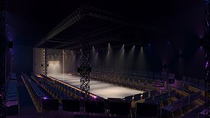 Interior Big Fashion Show Hall
