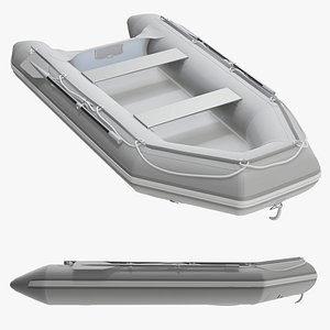 inflatable boat 3D model