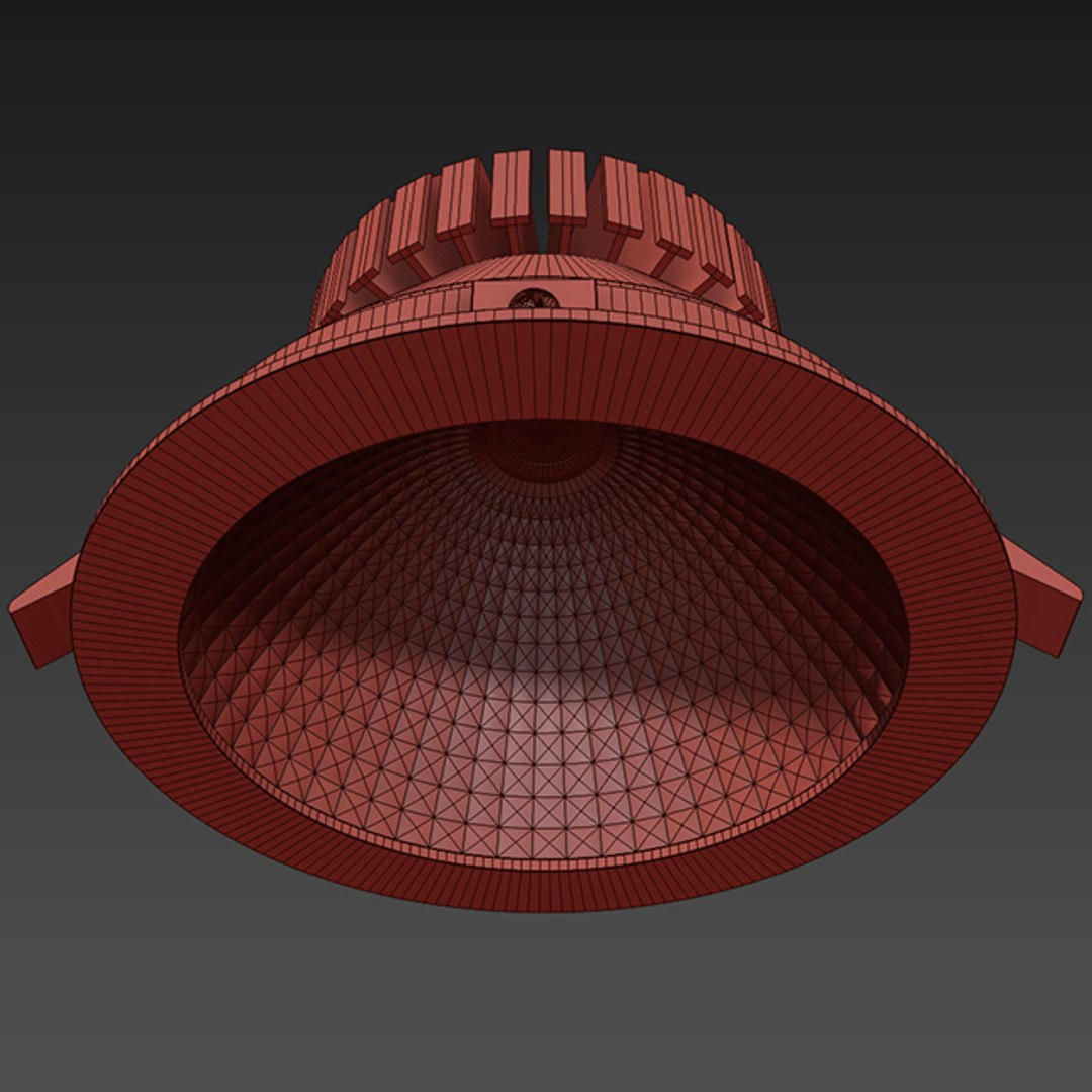 Free 3ds Model Led Recessed Dani