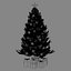 Christmas Tree 3D - Realistic PBR Model - 8K Atlas 239 cm 3D model
