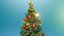 Christmas Tree 3D - Realistic PBR Model - 8K Atlas 239 cm 3D model