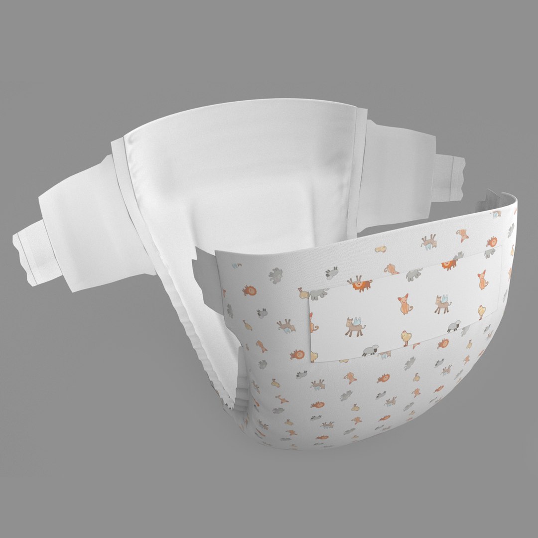 3d baby diaper https://p.turbosquid.