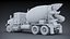 Kenworth T800 Concrete Mixer Truck 3D model