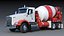 Kenworth T800 Concrete Mixer Truck 3D model