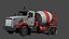 Kenworth T800 Concrete Mixer Truck 3D model