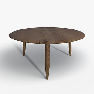 3D Big Oak Coffee Table