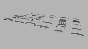 Mega Car Spoiler Pack 01