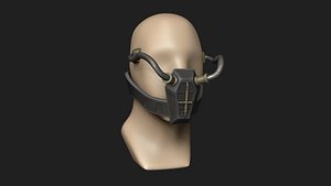Steampunk Coffin Mask - SciFi Character Design